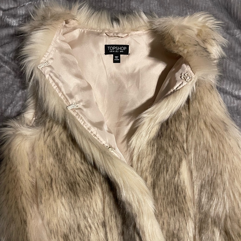 Topshop Fur Vest